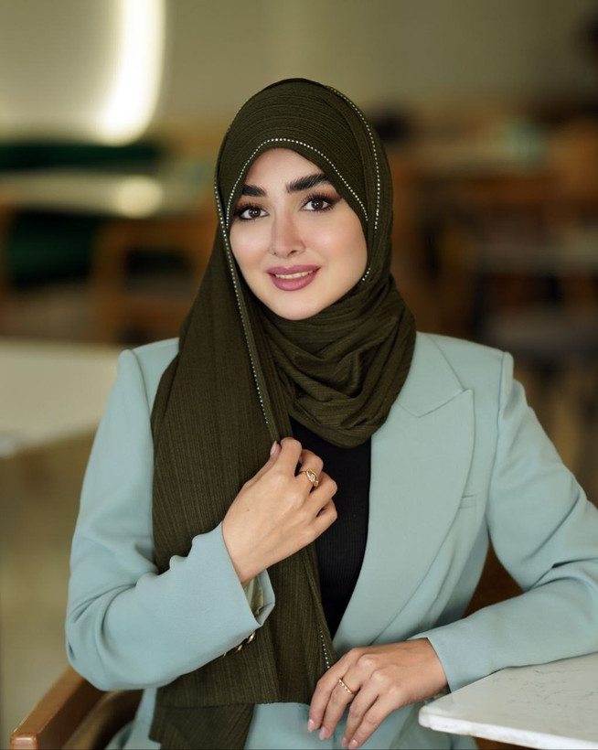شال کریشه کشی زنانه نگین دار